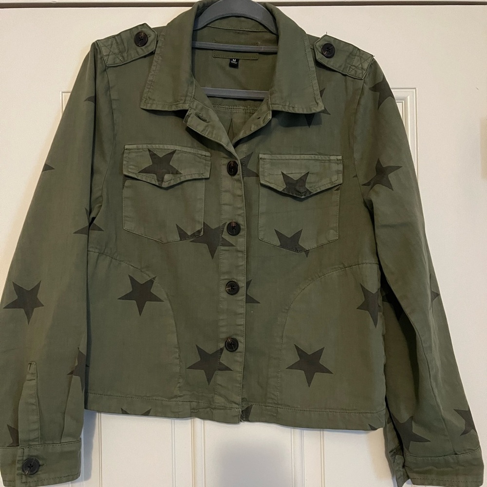 Anthropologie jacket in size medium.